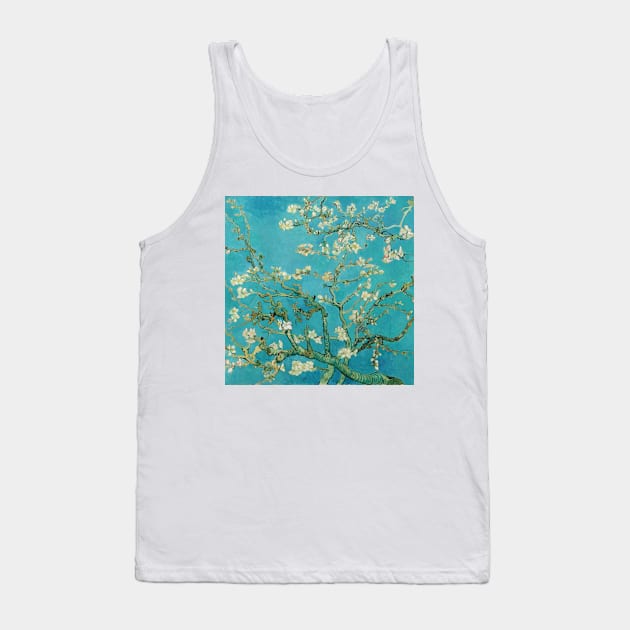 Almond Blossom Tank Top by valentinahramov